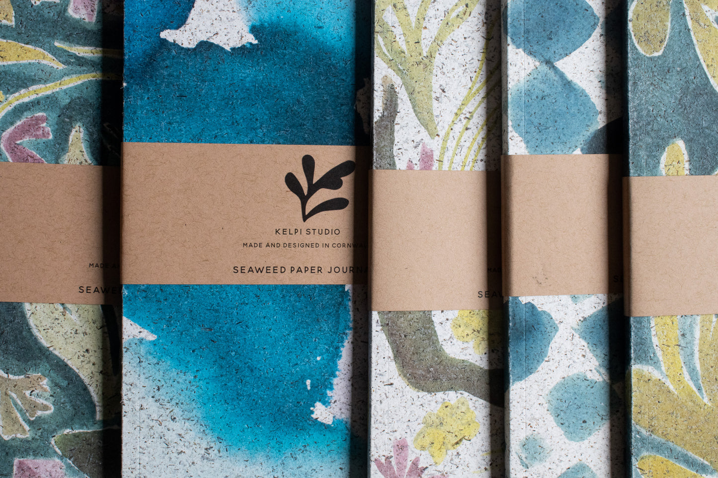 Seaweed notebooks of different designs