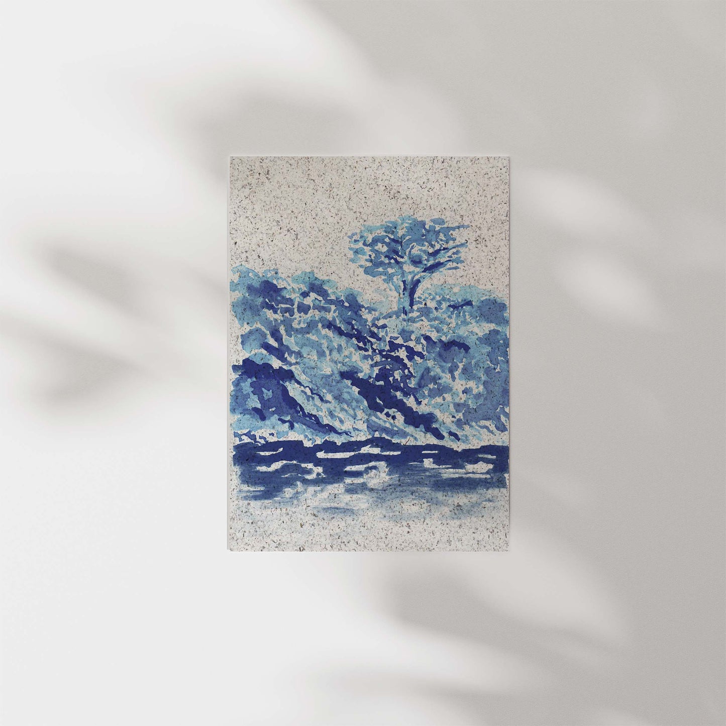 Portrait of a painted scene of the Helford in Cornwall. From Kelpi Studio in Cornwall.