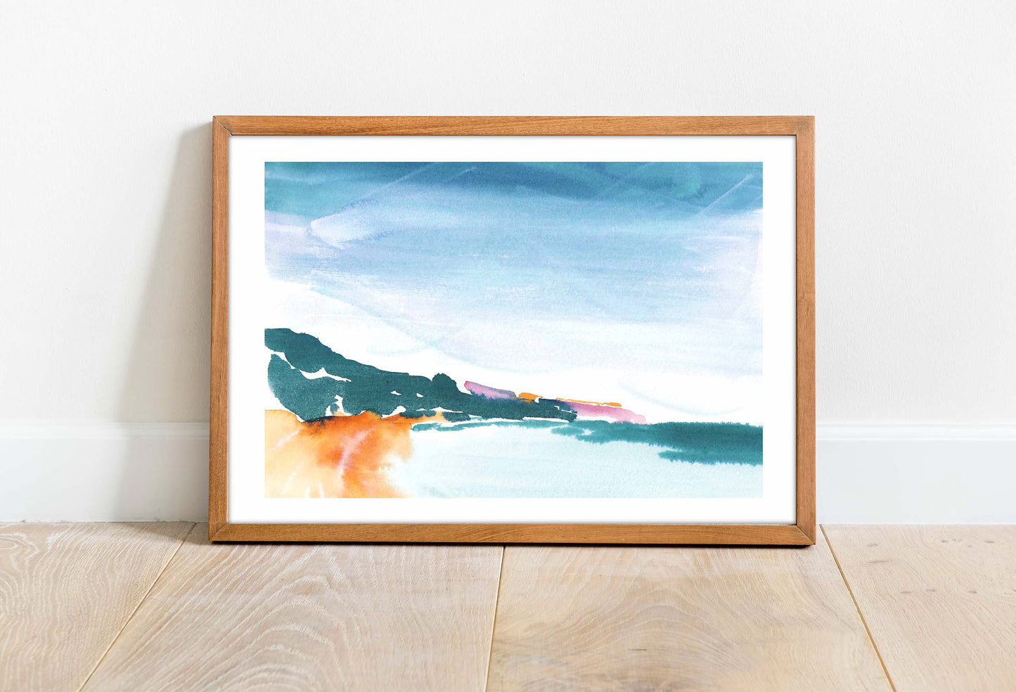 Landscape print of Pendennis Point, Falmouth.